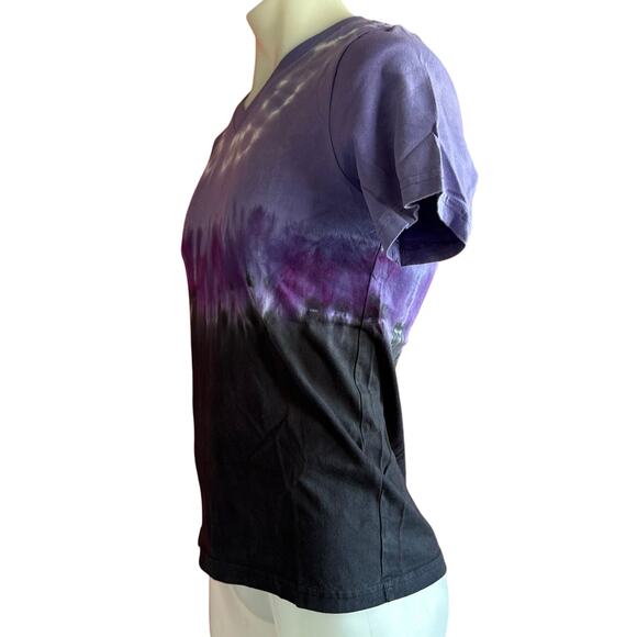 Brand New Tie Dye Unisex Soft Cotton V-Neck T-Shirt - Picture 6 of 8